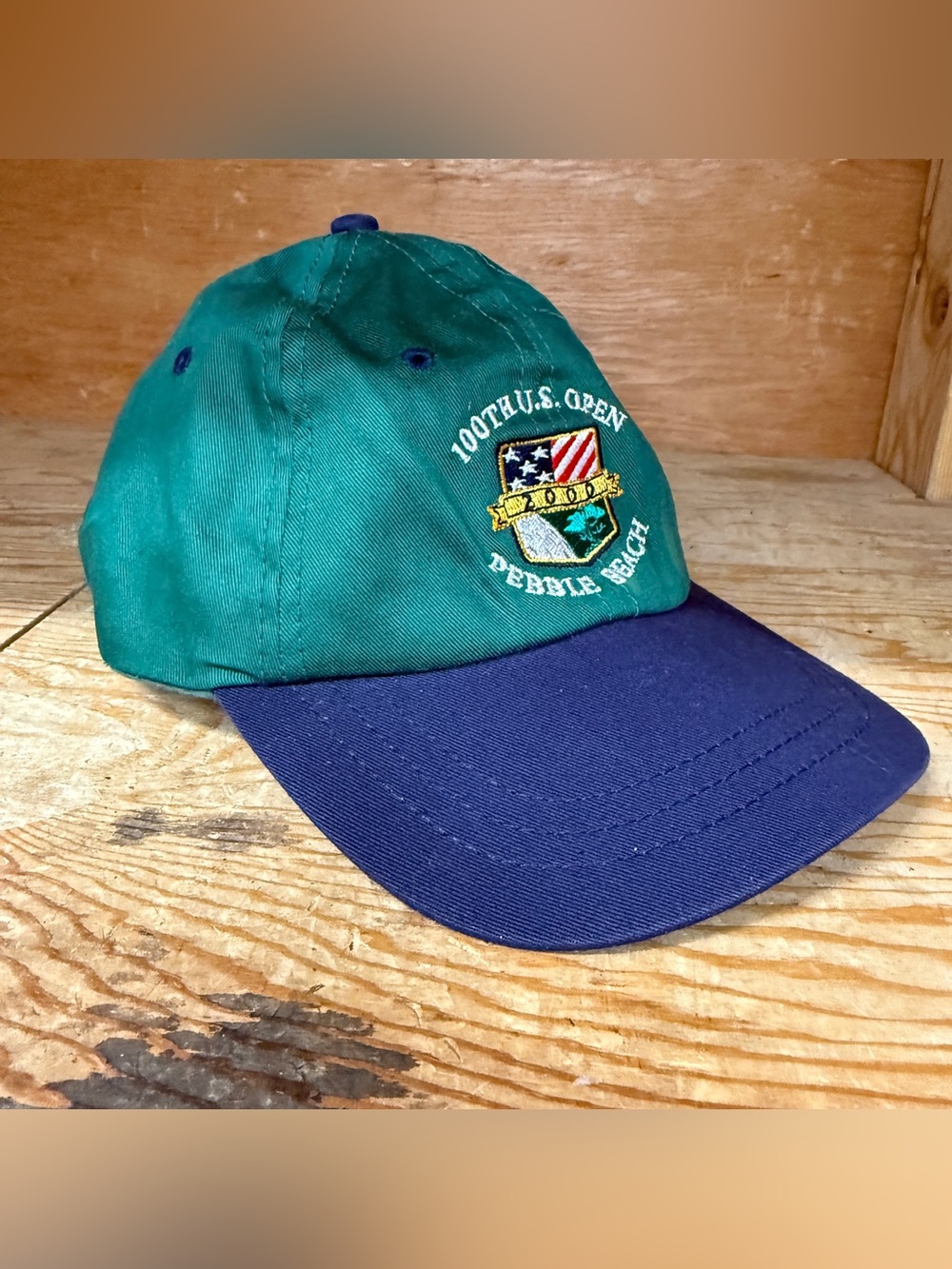 Vintage 2000 Pebble Beach 100th U.S. Open USGA Member Made in USA Baseball Cap
